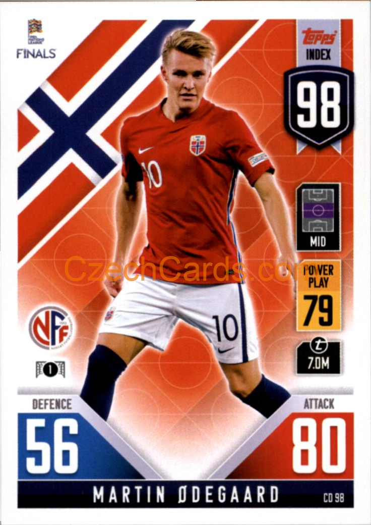 Martin Ødegaard 2022/23 Match Attax 101 #CD98