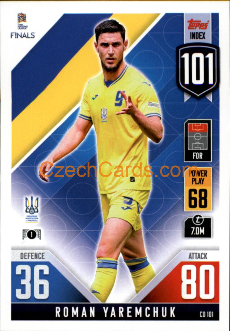 Roman Yaremchuk 2022/23 Match Attax 101 #CD101