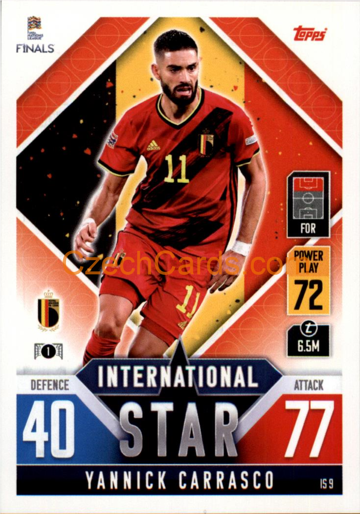 Yannick Carrasco 2022/23 Match Attax 101 #IS9