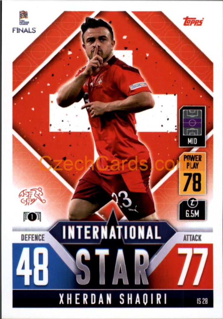 Xherdan Shaqiri 2022/23 Match Attax 101 #IS28