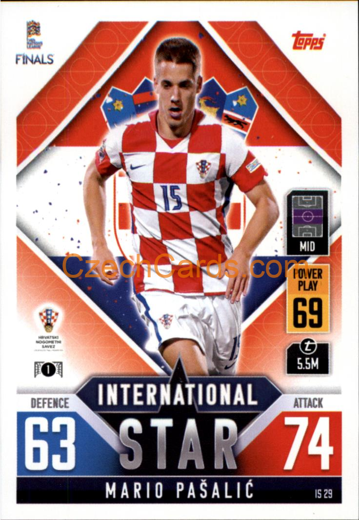 Mario Pašalić 2022/23 Match Attax 101 #IS29