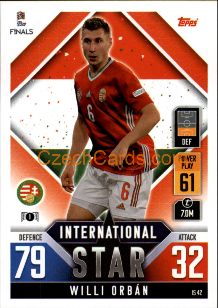 Willi Orbán 2022/23 Match Attax 101 #IS42