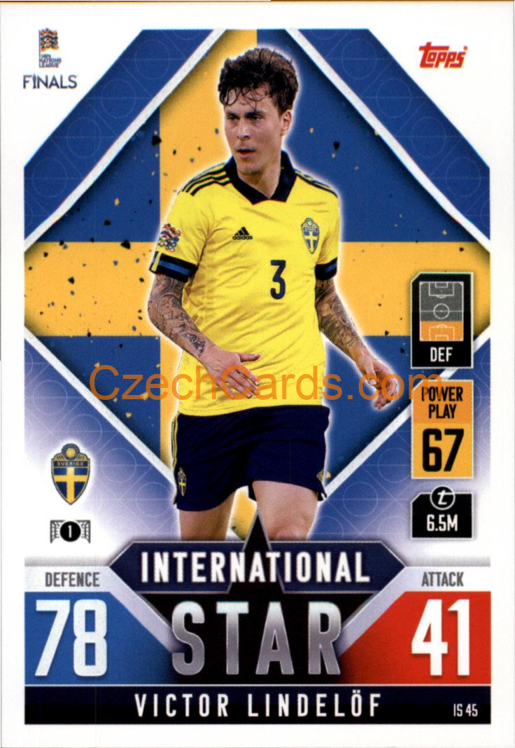 Victor Lindelöf 2022/23 Match Attax 101 #IS45