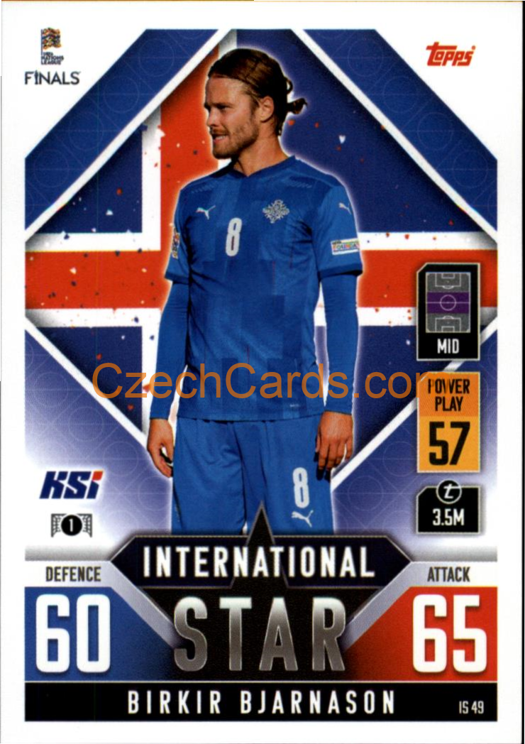 Birkir Bjarnason 2022/23 Match Attax 101 #IS49