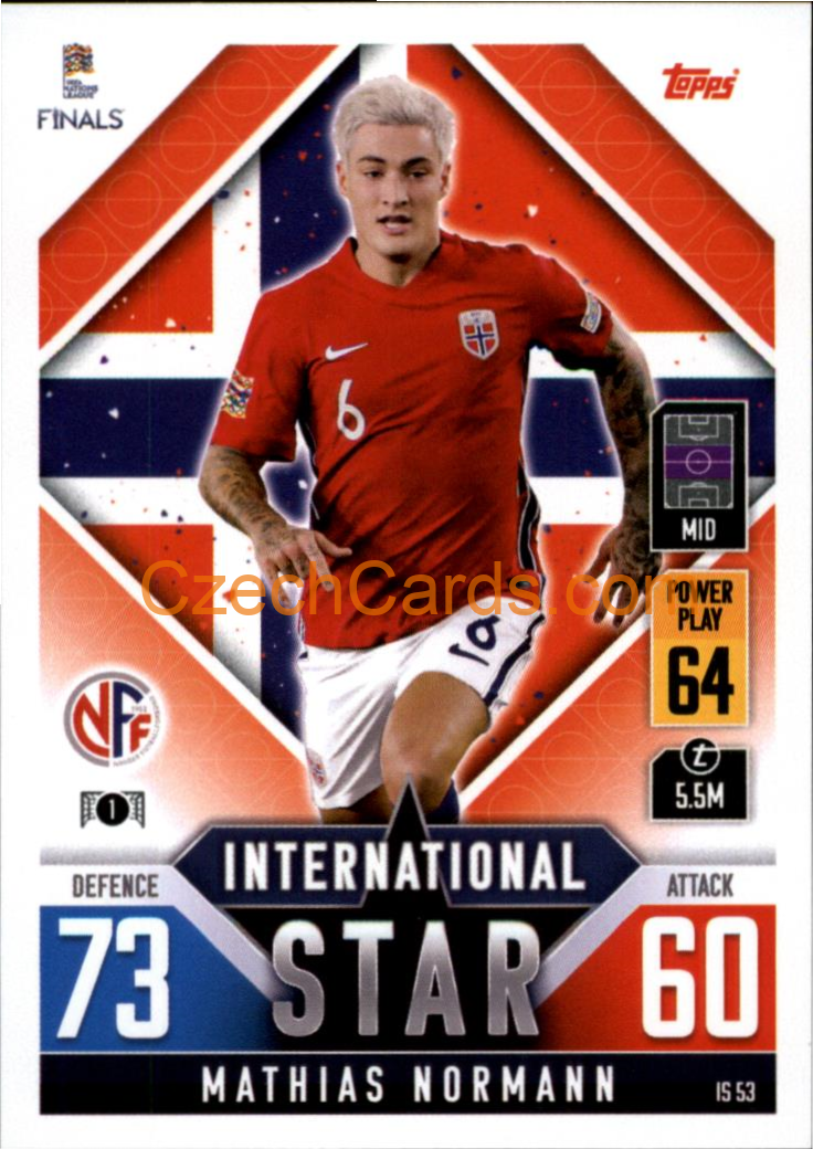 Mathias Normann 2022/23 Match Attax 101 #IS53