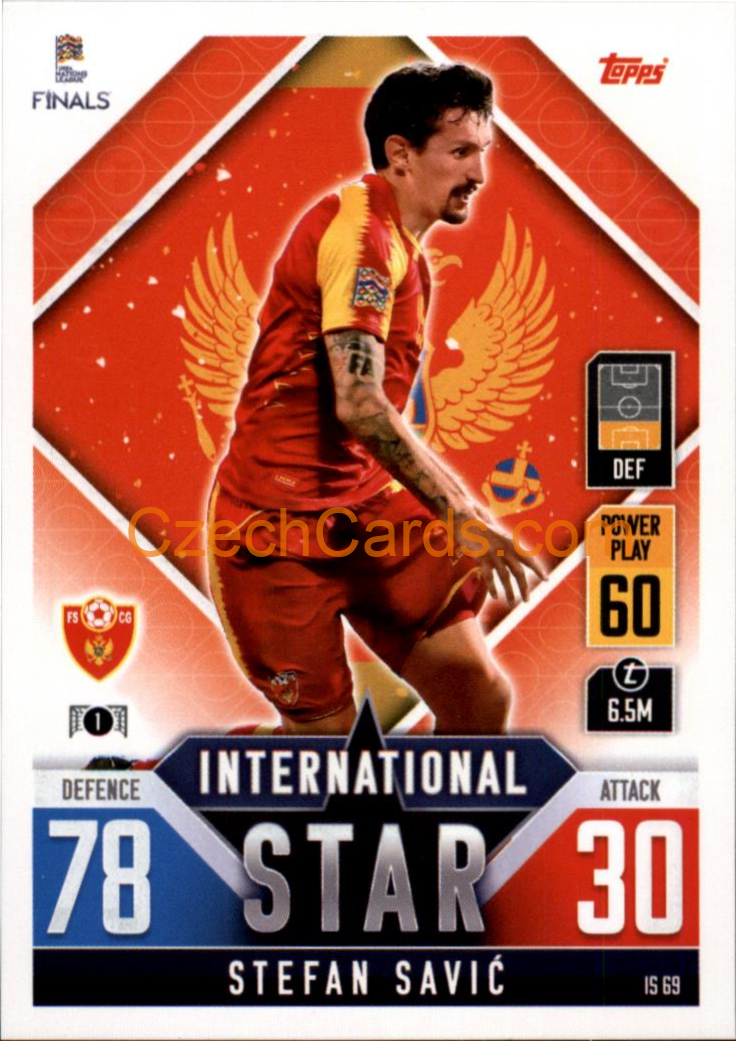 Stefan Savić 2022/23 Match Attax 101 #IS69