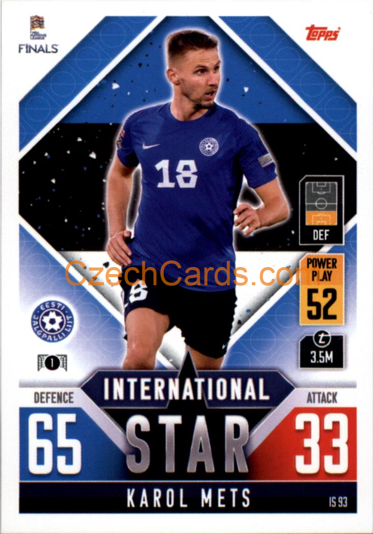 Karol Mets 2022/23 Match Attax 101 #IS93