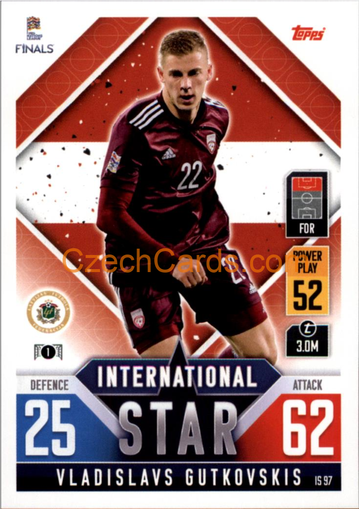 Vladislavs Gutkovskis 2022/23 Match Attax 101 #IS97