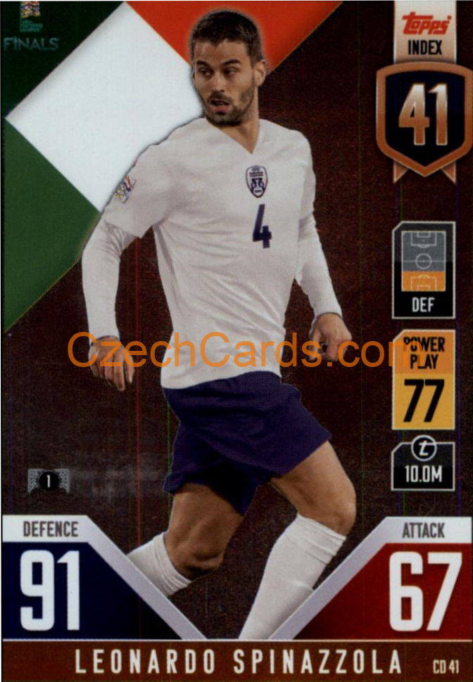 Leonardo Spinazzola 2022/23 Match Attax 101 green #CD41