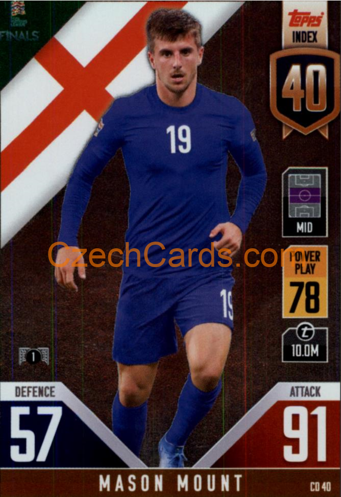 Mason Mount 2022/23 Match Attax 101 green #CD40