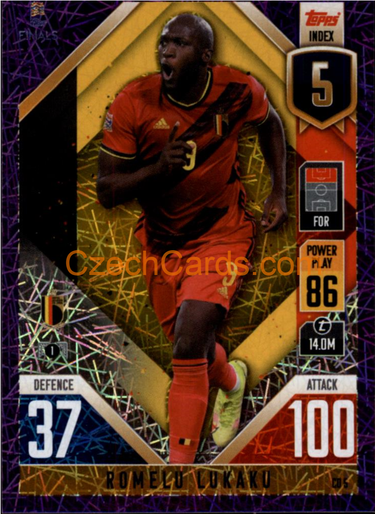 Romelu Lukaku 2022/23 Match Attax 101 purple #CD5
