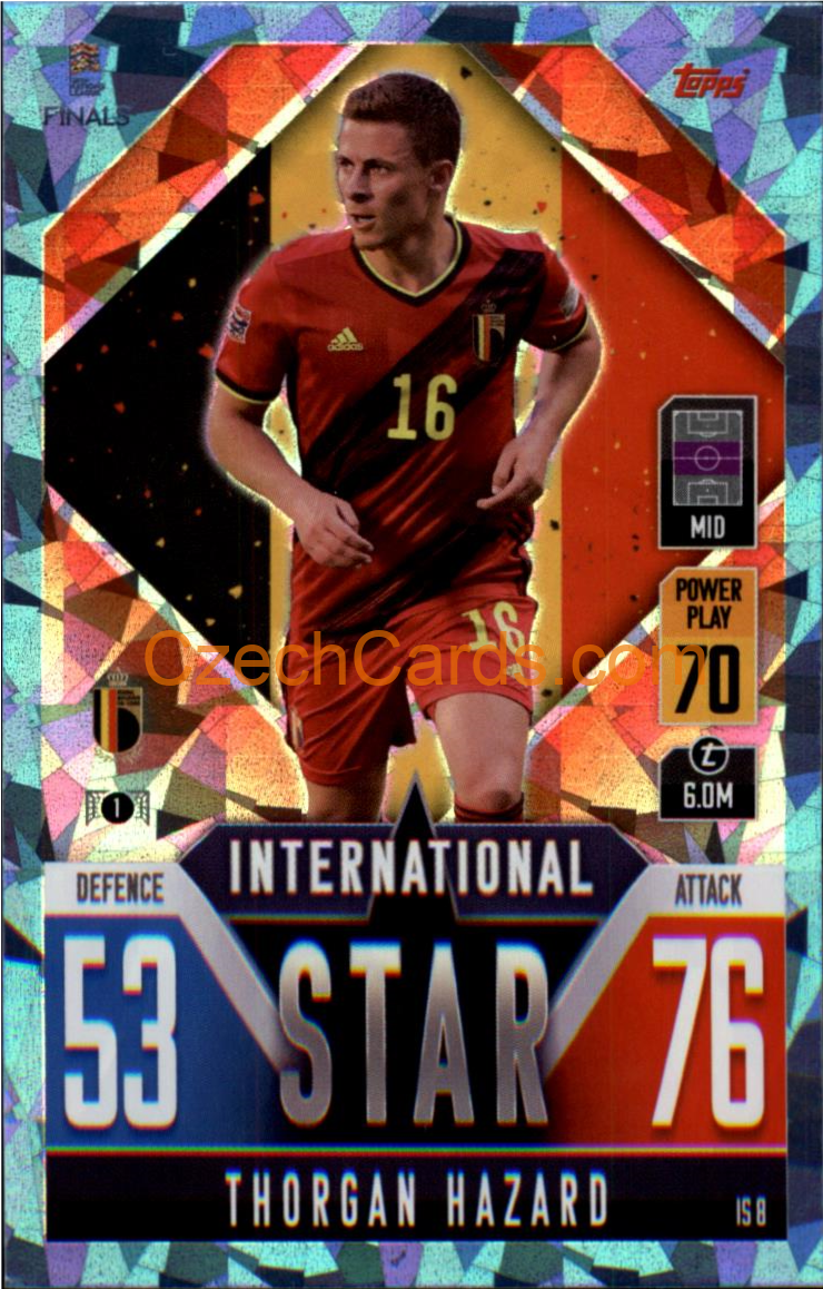 Thorgan Hazard 2022/23 Match Attax 101 blue #IS8