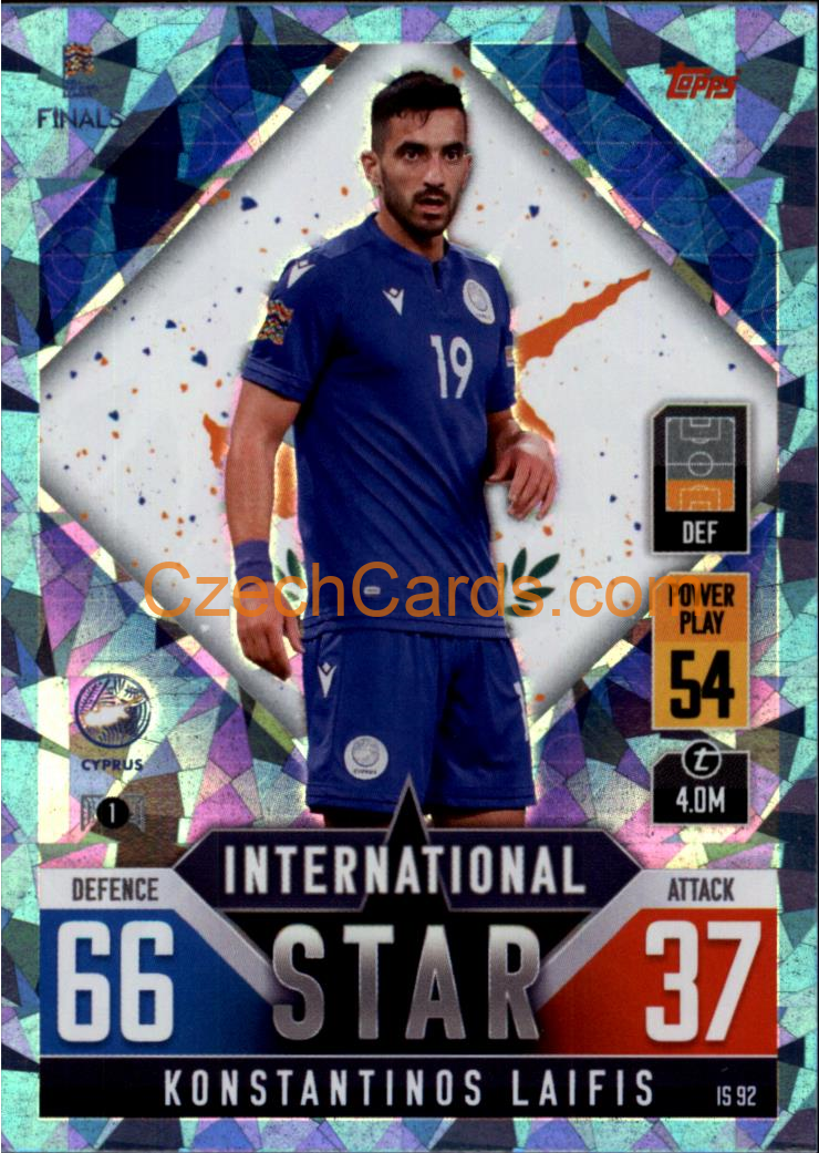 Konstantinos Laifis 2022/23 Match Attax 101 blue #IS92