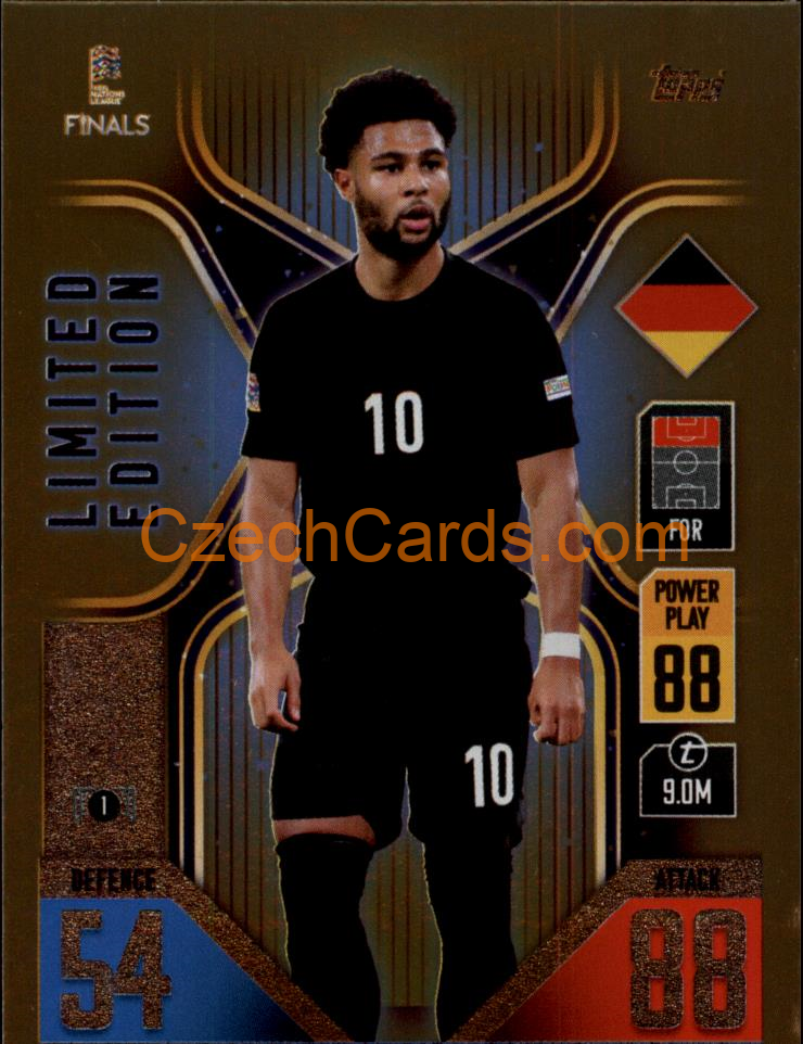 Serge Gnabry 2022/23 Match Attax 101 Limited Edition #LE7