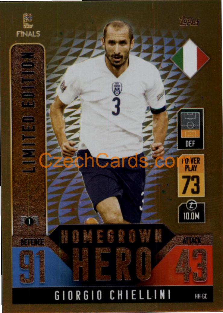 Giorgio Chiellini 2022/23 Match Attax 101 Homegrown Hero #HH-GC