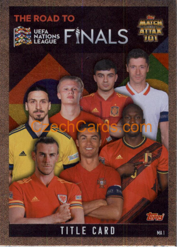 Title Card Haaland Ronaldo 2022/23 Match Attax 101 #MA1