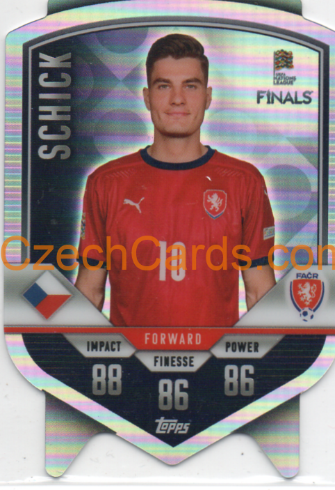 Patrik Schick 2022/23 Match Attax 101 Chrome Shield #DC8