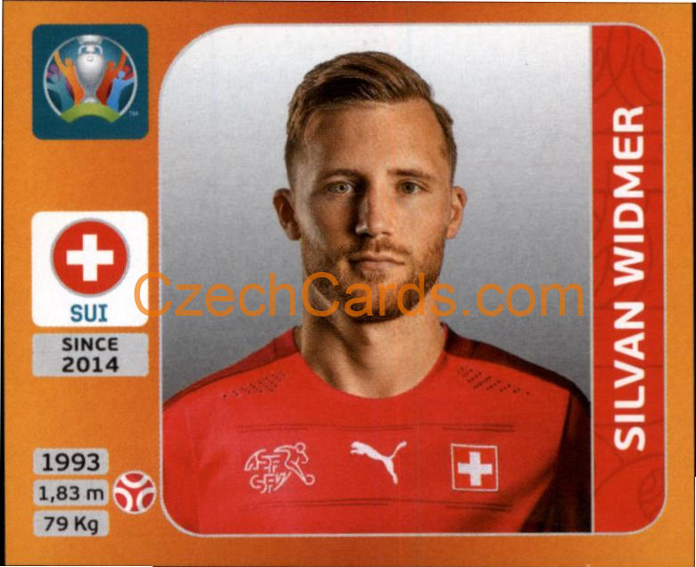 Silvan Widmer 2020 Panini UEFA EURO sticker orange #52