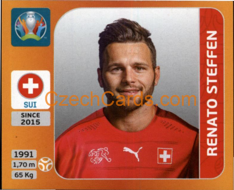 Renato Steffen 2020 Panini UEFA EURO sticker orange #57