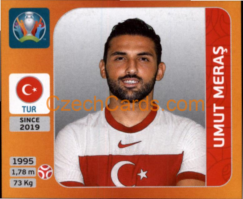 Umut Meraş 2020 Panini UEFA EURO sticker orange #72