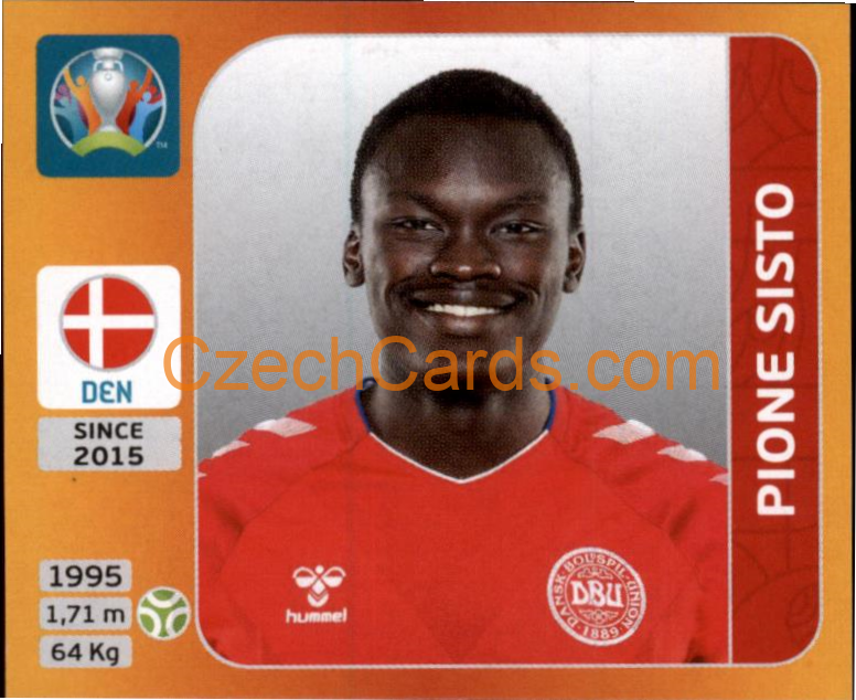 Pione Sisto 2020 Panini UEFA EURO sticker orange #174
