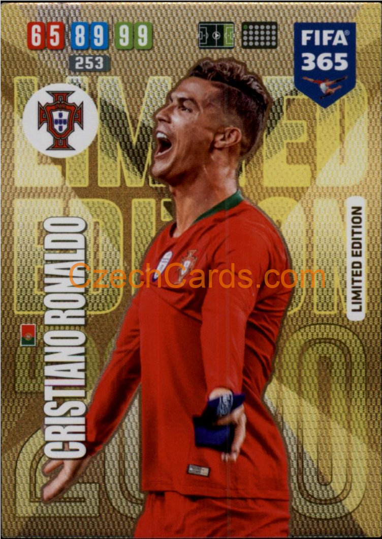 Cristiano Ronaldo 2020 Panini Adrenalyn XL Fifa 365 Limited Edition 