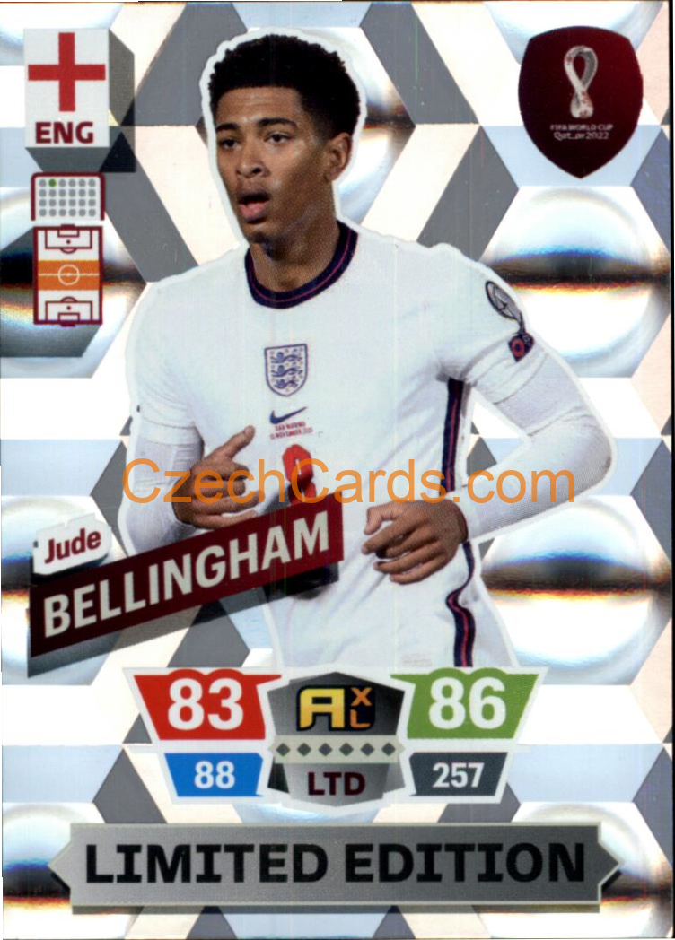 Jude Bellingham 2022 Panini World Cup Adrenalyn Limited Edition #LE-JB