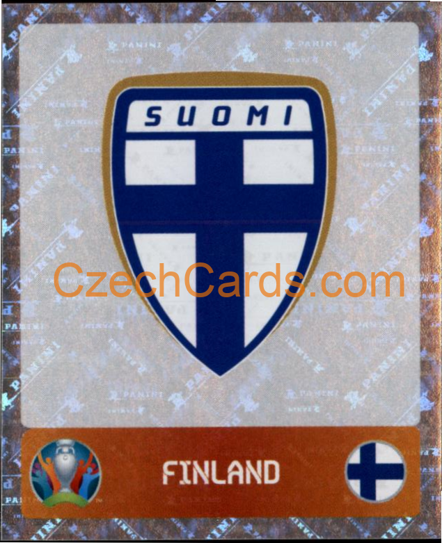 Team Logo 2020 Panini UEFA EURO sticker orange foil #177