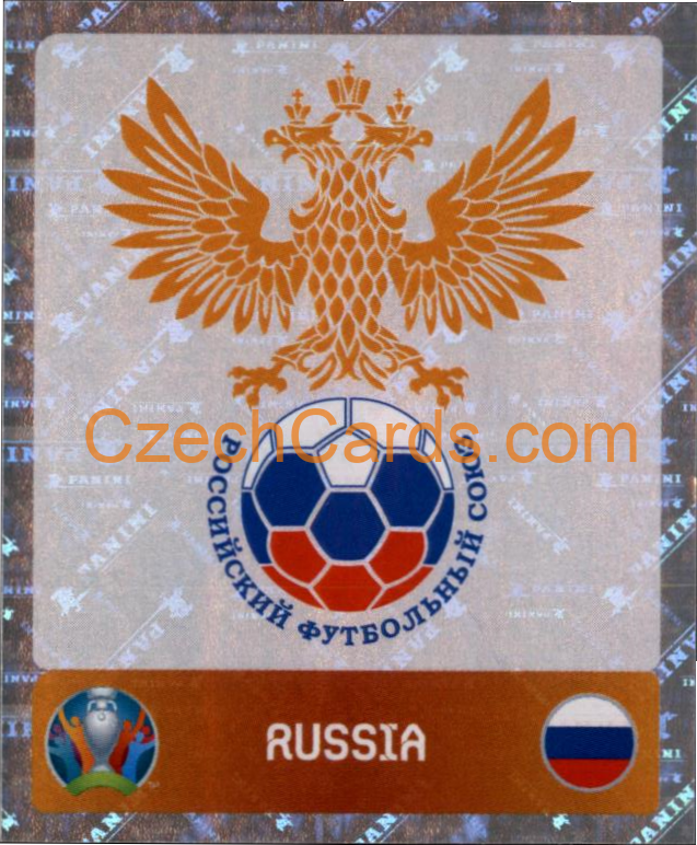 Team Logo 2020 Panini UEFA EURO sticker orange #210
