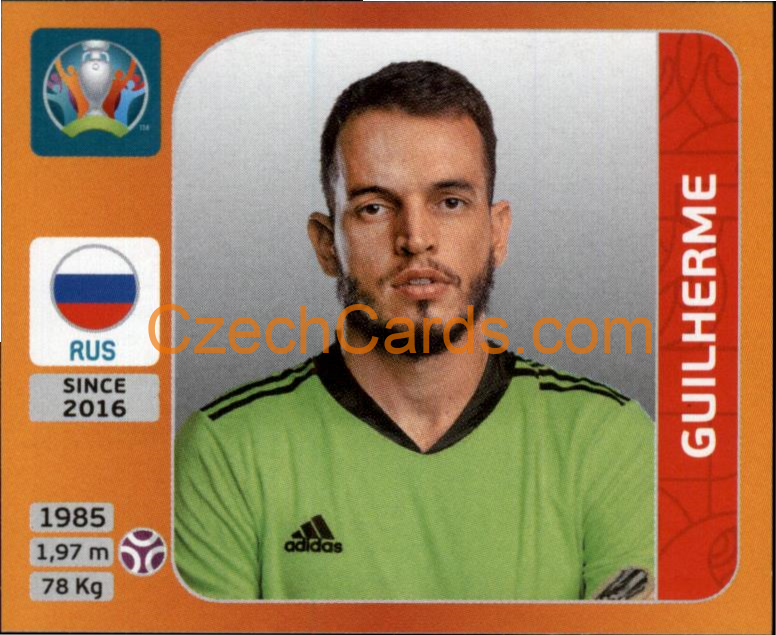 Guilherme 2020 Panini UEFA EURO sticker orange #212