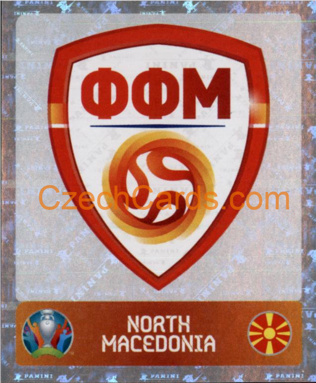 Team Logo 2020 Panini UEFA EURO sticker orange foil #289