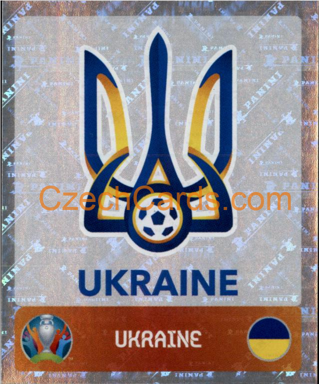 Team Logo 2020 Panini UEFA EURO sticker orange foil #322