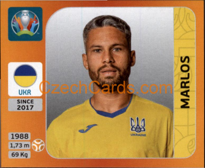 Marlos 2020 Panini UEFA EURO sticker orange #335