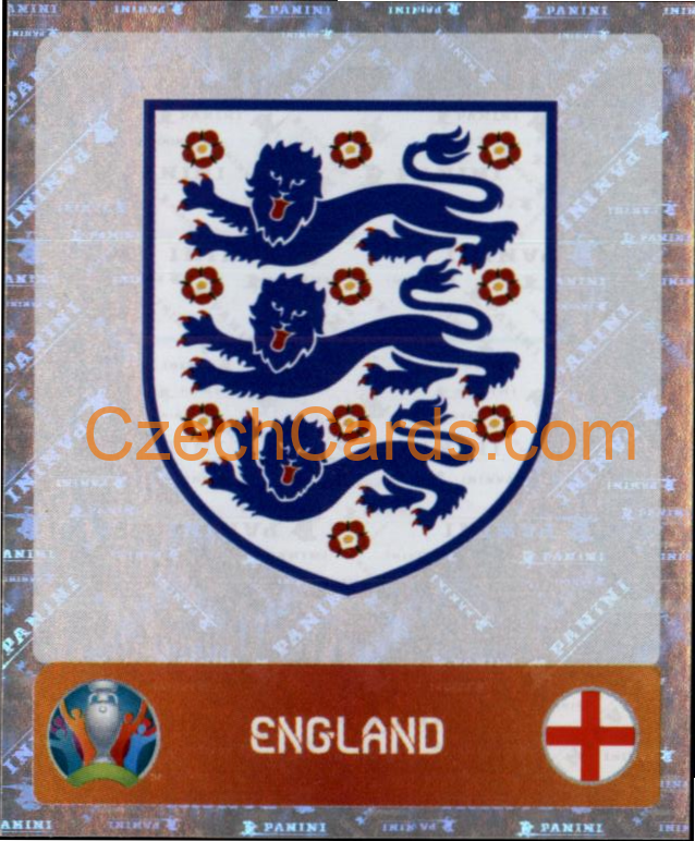 Team Logo 2020 Panini UEFA EURO sticker orange foil #401