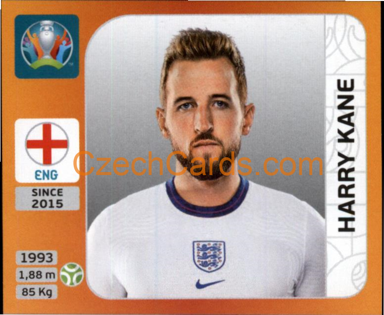 Harry Kane 2020 Panini UEFA EURO sticker orange #418