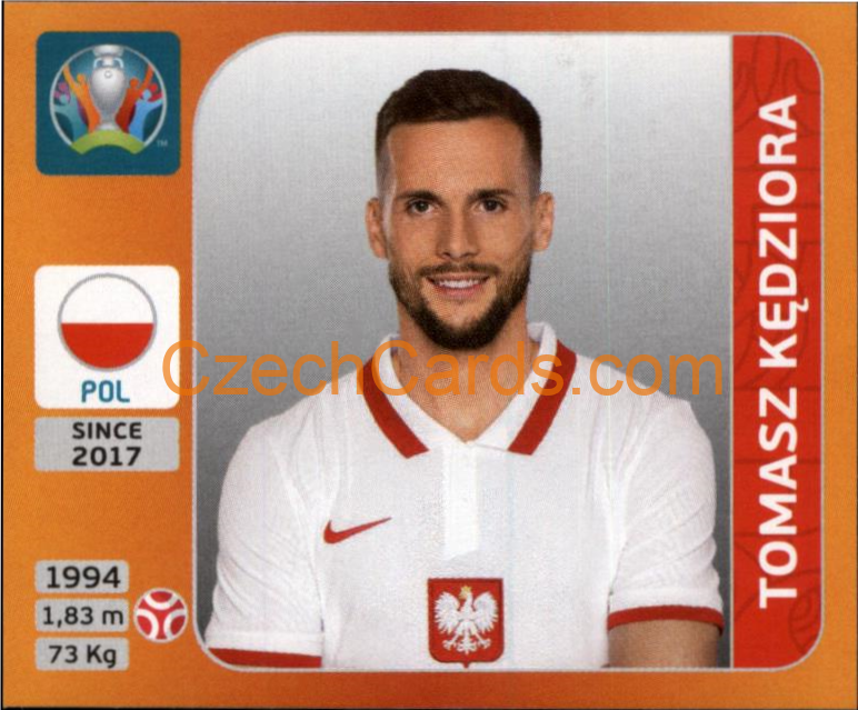 Tomasz Kędziora 2020 Panini UEFA EURO sticker orange #465