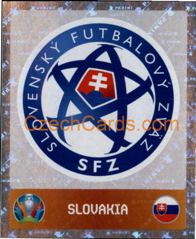 Team Logo 2020 Panini UEFA EURO sticker orange foil #492