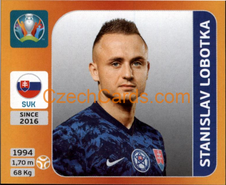 Stanislav Lobotka 2020 Panini UEFA EURO sticker orange #508