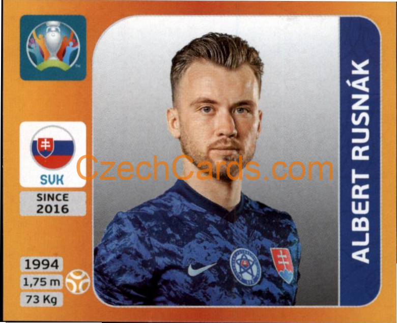 Albert Rusnák 2020 Panini UEFA EURO sticker orange #510