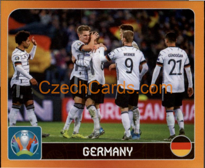 Group F. Germany 2020 Panini UEFA EURO sticker orange #568