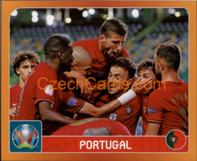 Group F. Portugal 2020 Panini UEFA EURO sticker orange #570