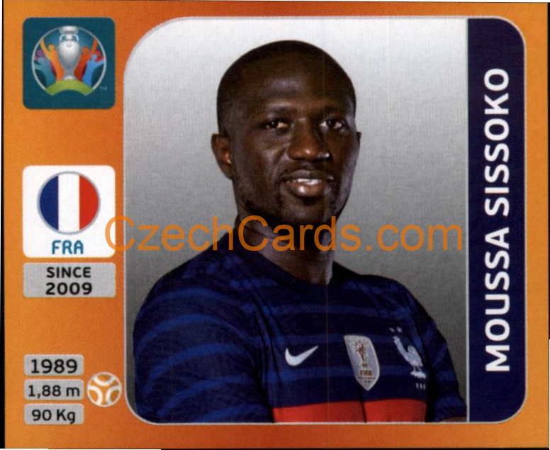 Moussa Sissoko 2020 Panini UEFA EURO sticker orange #586