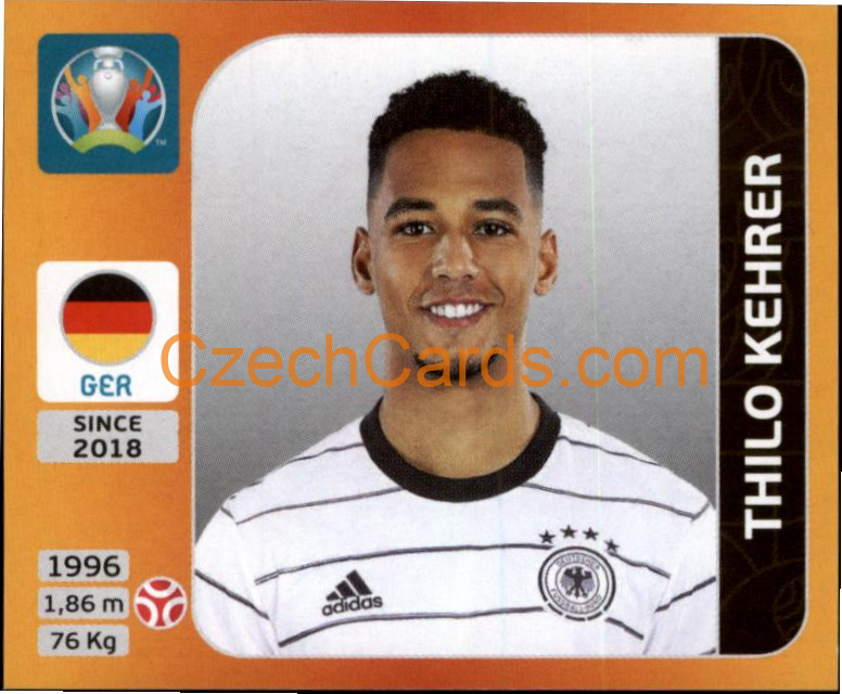 Thilo Kehrer 2020 Panini UEFA EURO sticker orange #608