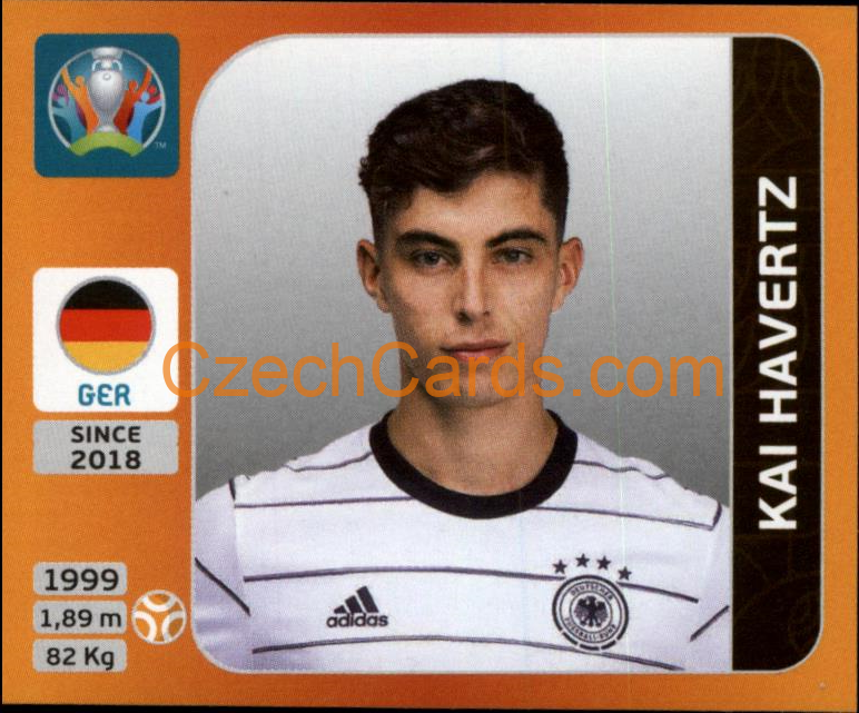 Kai Havertz 2020 Panini UEFA EURO sticker orange #618