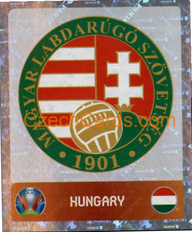 Team Logo 2020 Panini UEFA EURO sticker orange foil #625