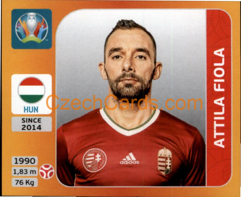 Attila Fiola 2020 Panini UEFA EURO sticker orange #630