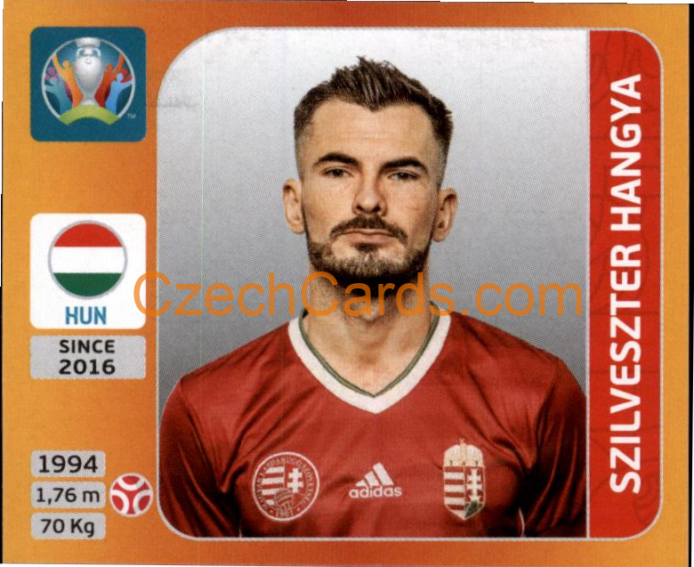 Szilveszter Hangya 2020 Panini UEFA EURO sticker orange #631