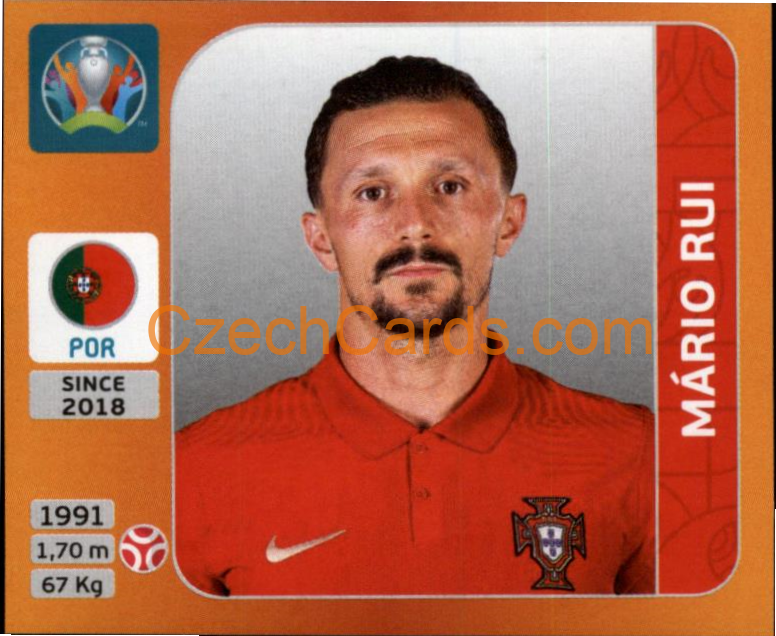 Mário Rui 2020 Panini UEFA EURO sticker orange #663