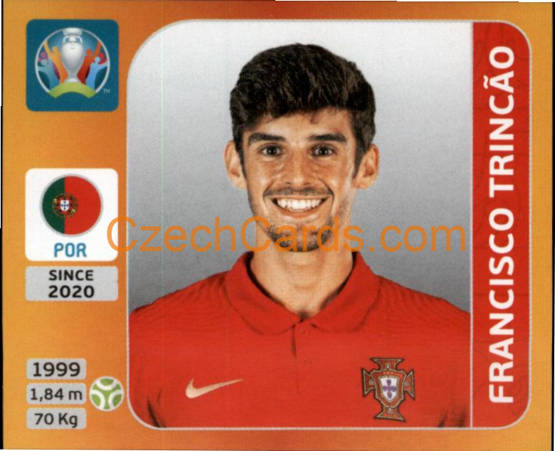 Francisco Trincão 2020 Panini UEFA EURO sticker orange #678