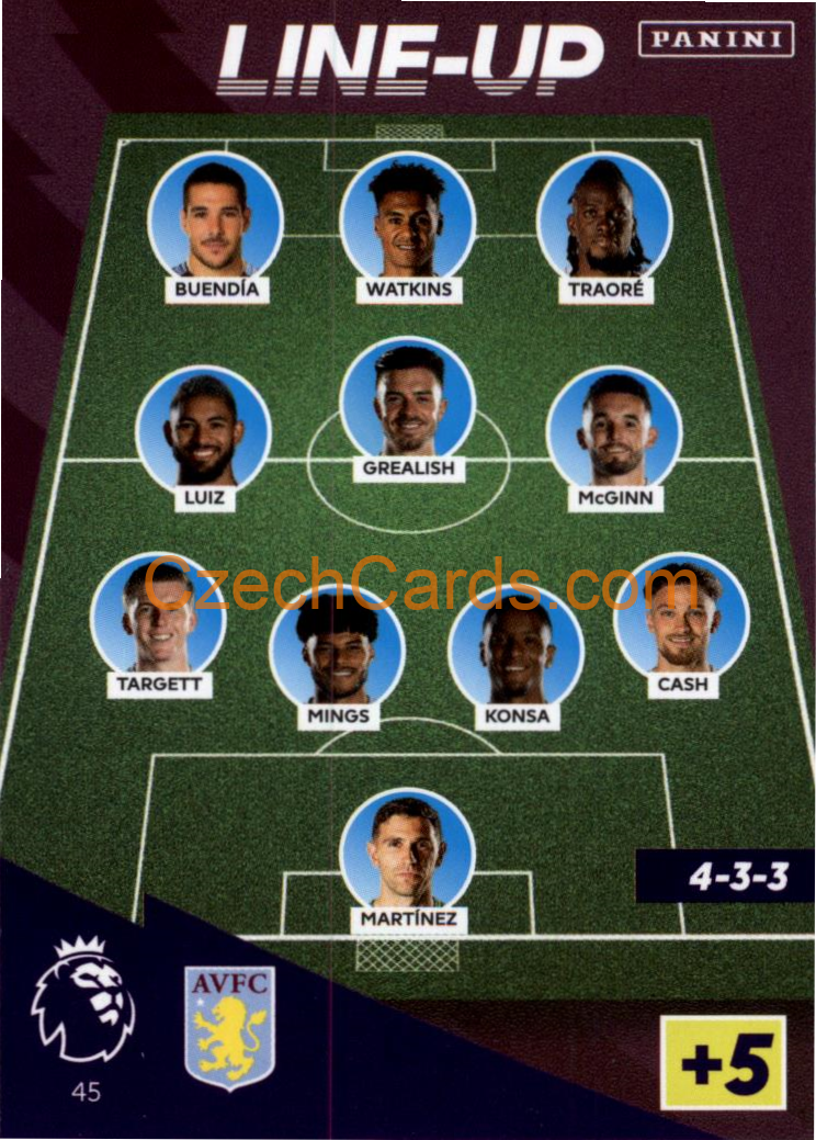 Line-Up 2021/22 Panini Adrenalyn EPL #45